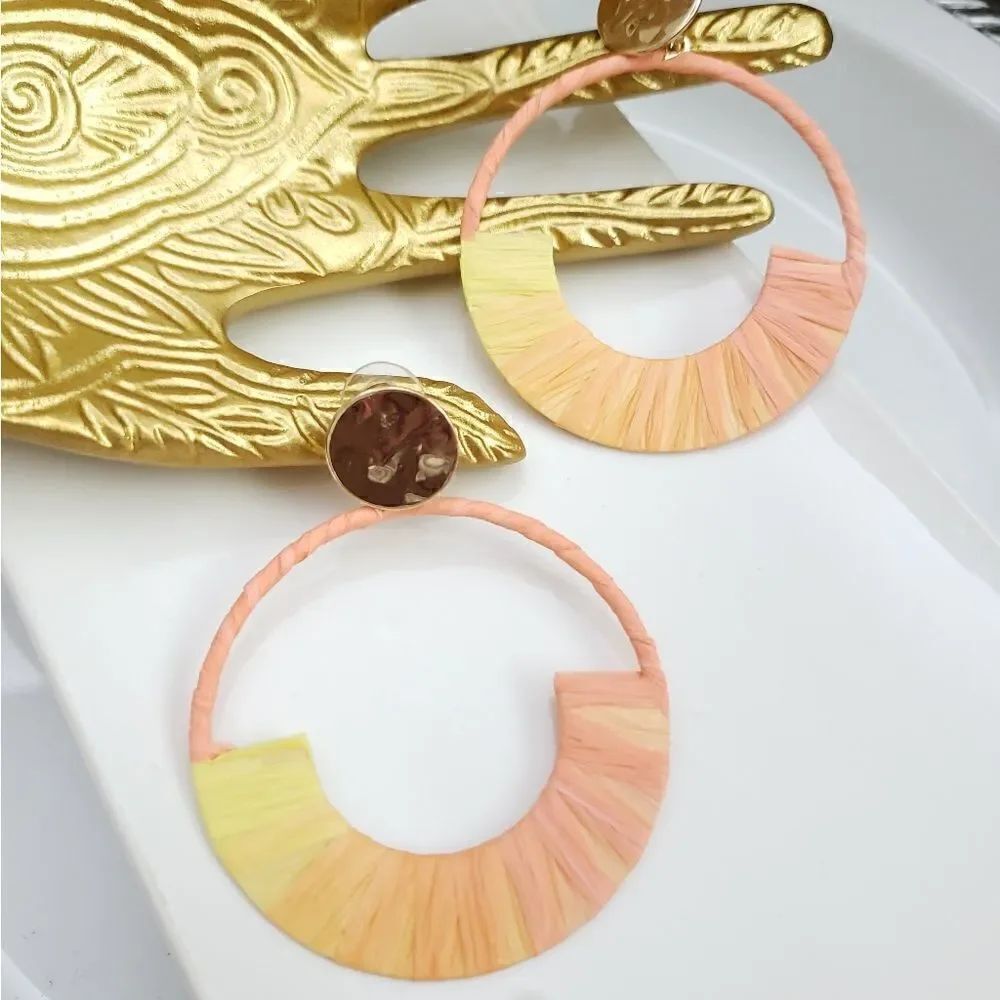FP Raffia Wrapped Earrings